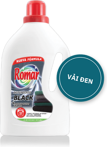 Nước giặt Romar Black - chuyên giặt vải đen